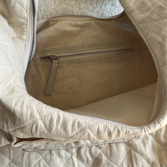 Cotton Hobo Shoulder Bag - Picture 3 of 7